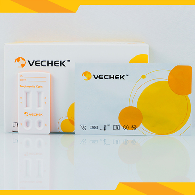 Giardia Lamblia Thử nghiệm nhanh Cassette Phân Mẫu vật Trophozoite và u nang
