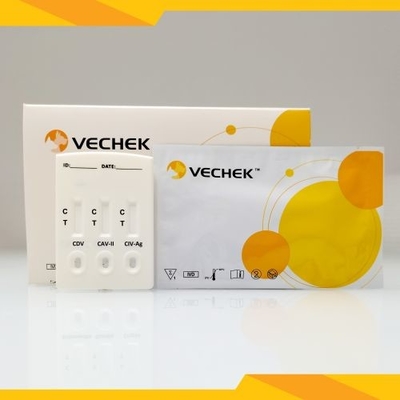 Tổ hợp kháng nguyên CDV + CAV-II + CIV Phần khay băng xét nghiệm nhanh