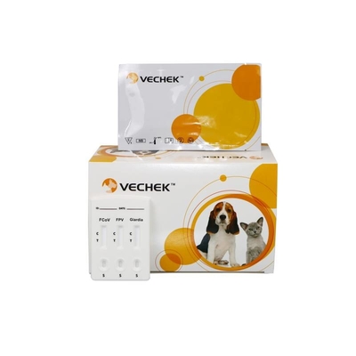 FCoV + FPV + Bộ kết hợp kháng nguyên Giardia Lamblia Băng xét nghiệm nhanh (Phân)
