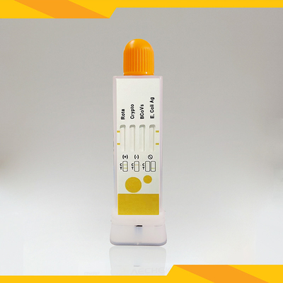 Rotavirus+Cryptosporidia+Coronavirus + E. Coli Antigen Combo Rapid Test