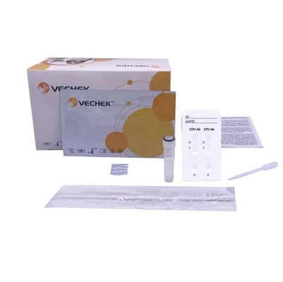 CDV CPV Ab Khay xét nghiệm nhanh kháng thể kết hợp để phát hiện bán định lượng