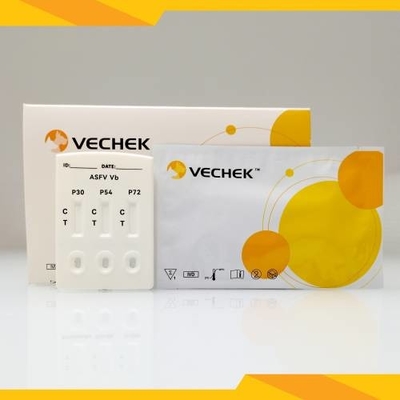 Bộ kết hợp kháng thể ASFV P30 / P54 / P72 Khay xét nghiệm nhanh (Huyết thanh / Huyết tương)
